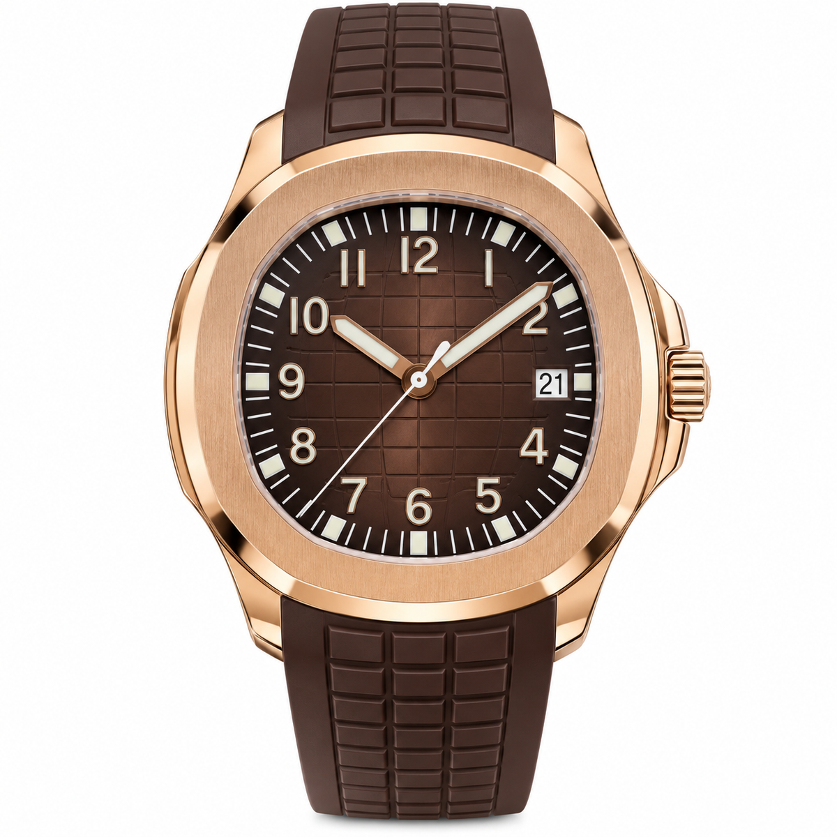 Aquanaut Rose Gold – Chocolate Dial