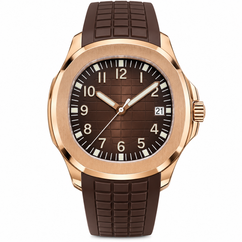 Aquanaut Rose Gold – Chocolate Dial